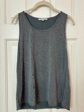 Green Envelope Gray Sleeveless Top